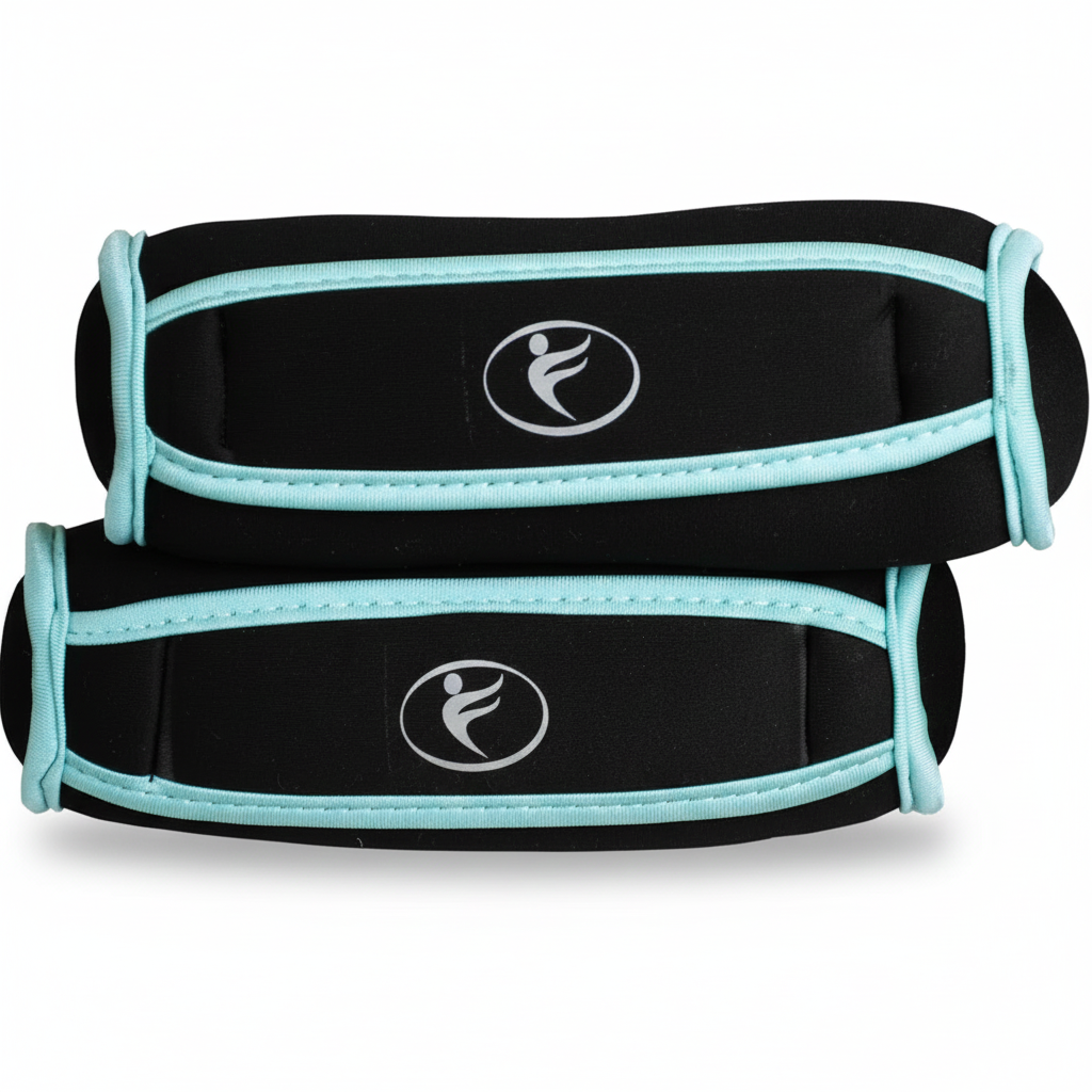 Walking Weights 2-Pack (1 lb Each) – Soft-Grip Hand Weights for Cardio, Power Walking & Toning