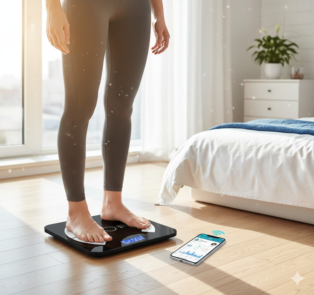 Ultra Slim Digital Smart Weight Scale – Black