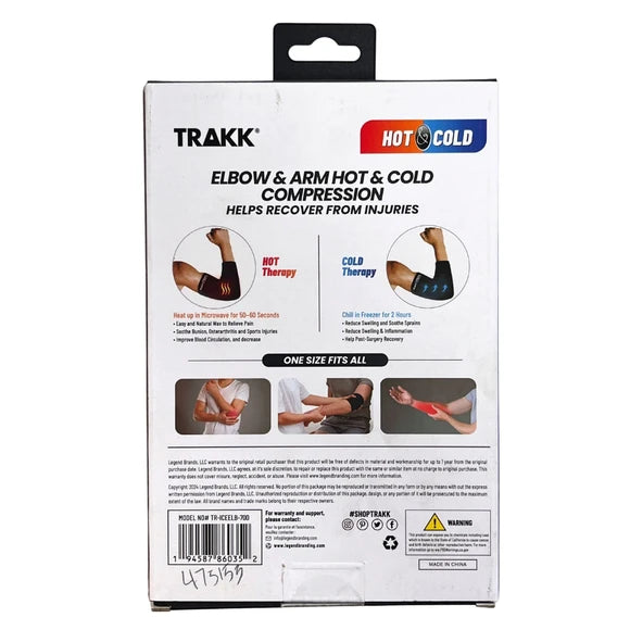 Knee & Elbow Hot/Cold Therapy Pack – Reusable Gel Bead Sleeve, Microwave & Freezer Safe, Pain Relief