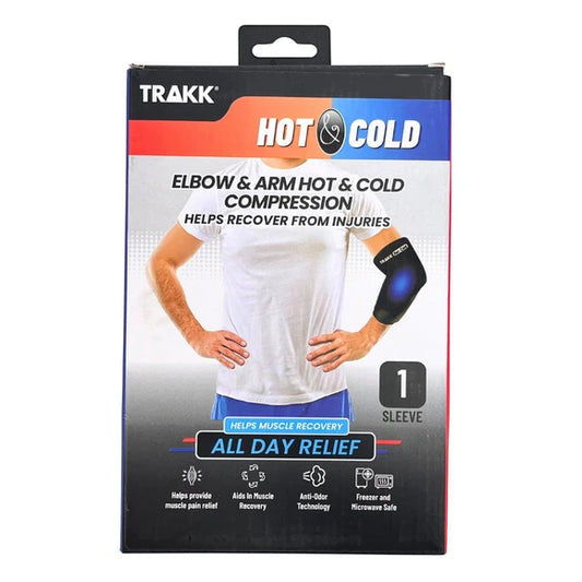 Knee & Elbow Hot/Cold Therapy Pack – Reusable Gel Bead Sleeve, Microwave & Freezer Safe, Pain Relief