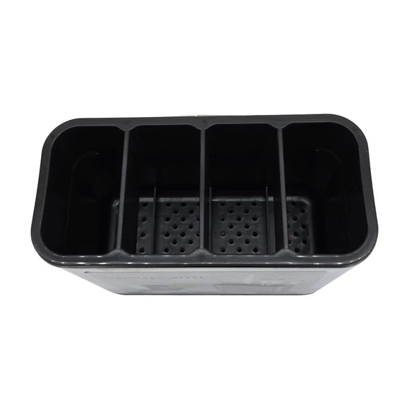 Stainless Steel Utensil Holder with Drain Holes – Cutlery Drainer/Knife & Spoon Organizer for Kitchen Counter or Sink