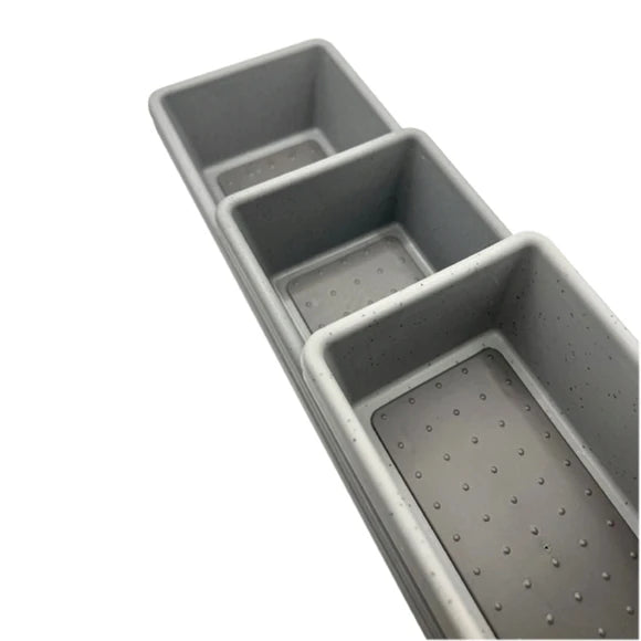 Kole Imports 6 Pack Multi-Purpose Shelf Organizers Assorted Size Non-Slip Office Kitchen