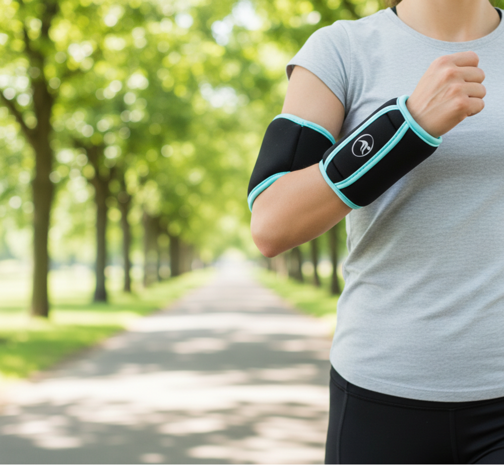 Walking Weights 2-Pack (1 lb Each) – Soft-Grip Hand Weights for Cardio, Power Walking & Toning