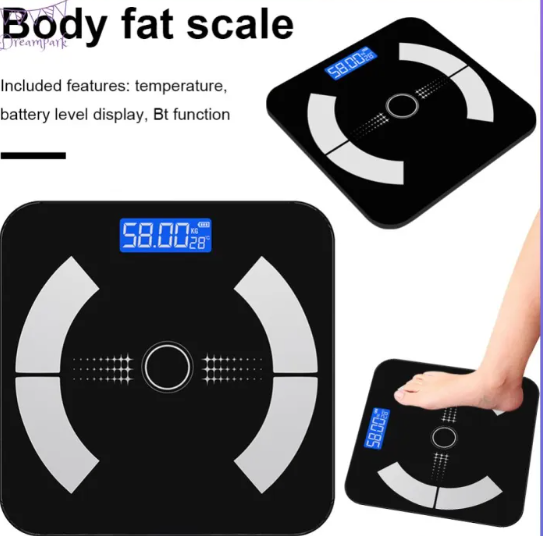 Ultra Slim Digital Smart Weight Scale – Black
