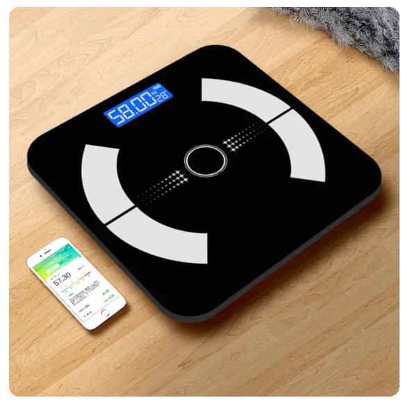 Ultra Slim Digital Smart Weight Scale – Black