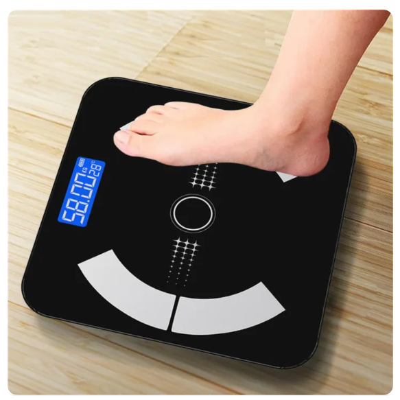 Ultra Slim Digital Smart Weight Scale – Black