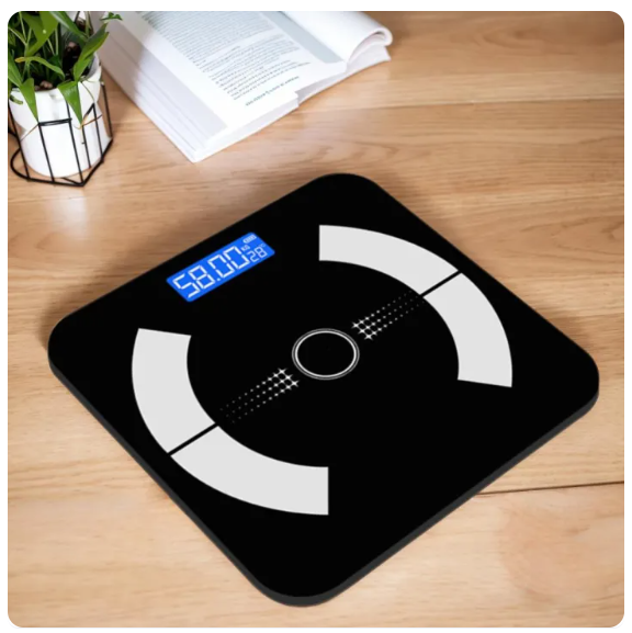 Ultra Slim Digital Smart Weight Scale – Black