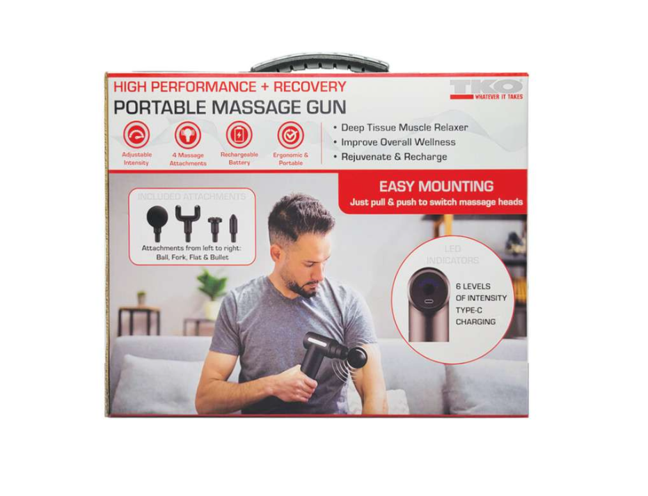 Portable Muscle Massager – Black