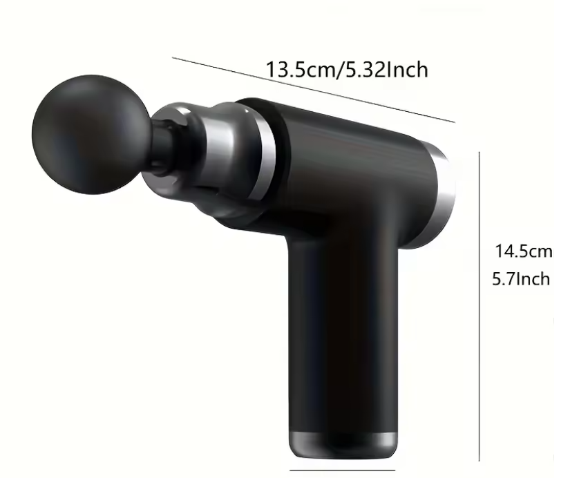 Portable Muscle Massager – Black