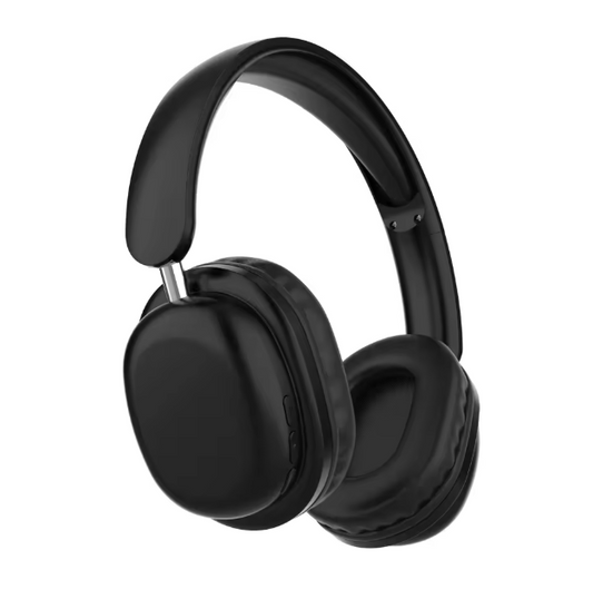Bluetooth Headphones - Black/White, TF Card | Wireless Over-Ear Headset with TF Card Reader & Type-C Charging